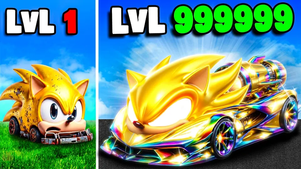 How does the Level 1 to Level 1,000,000 Super Sonic Car work in GTA 5